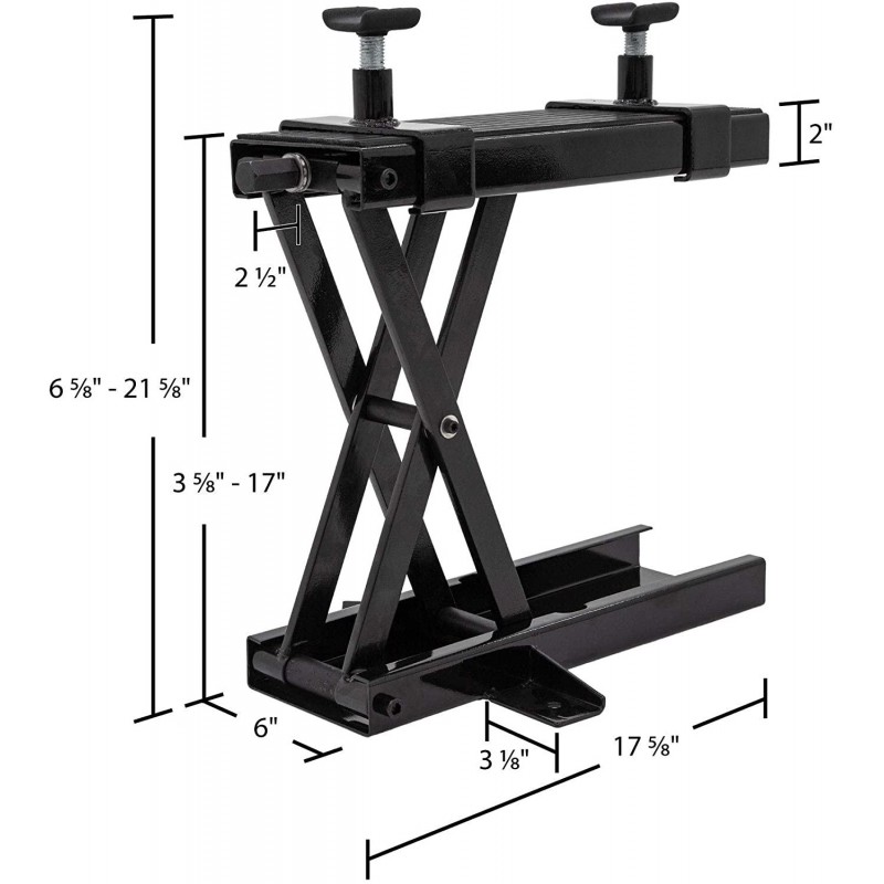 Black Widow MC-Jack Steel Motorcycle Jack - 1,100 lb. Capacity