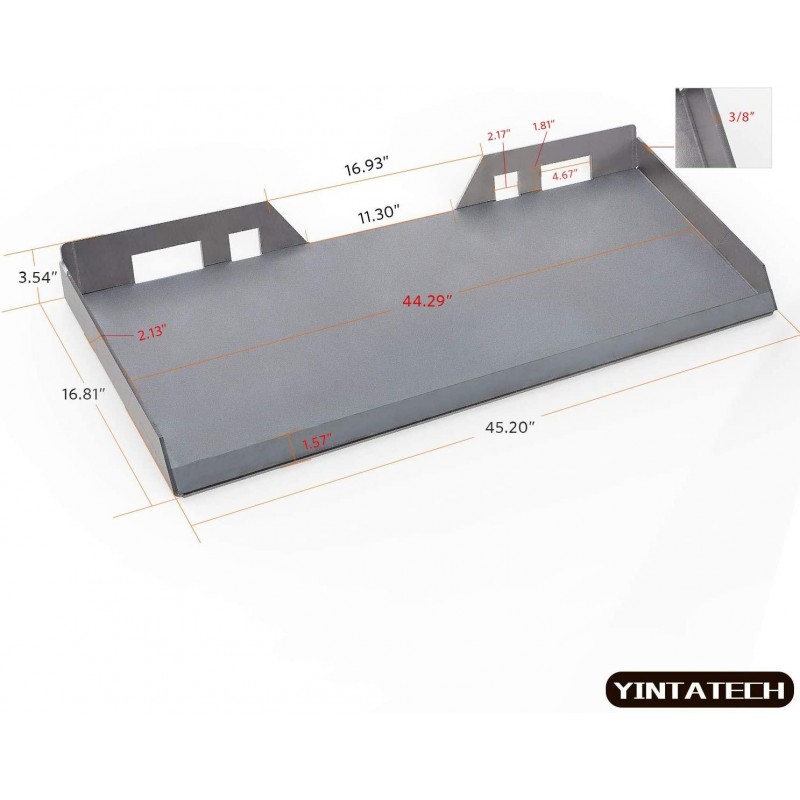 YINTATECH 3/8” Universal Quick Attach Mount Plate Compatible with Kubota and Bobcat Skid Steers and Tractors