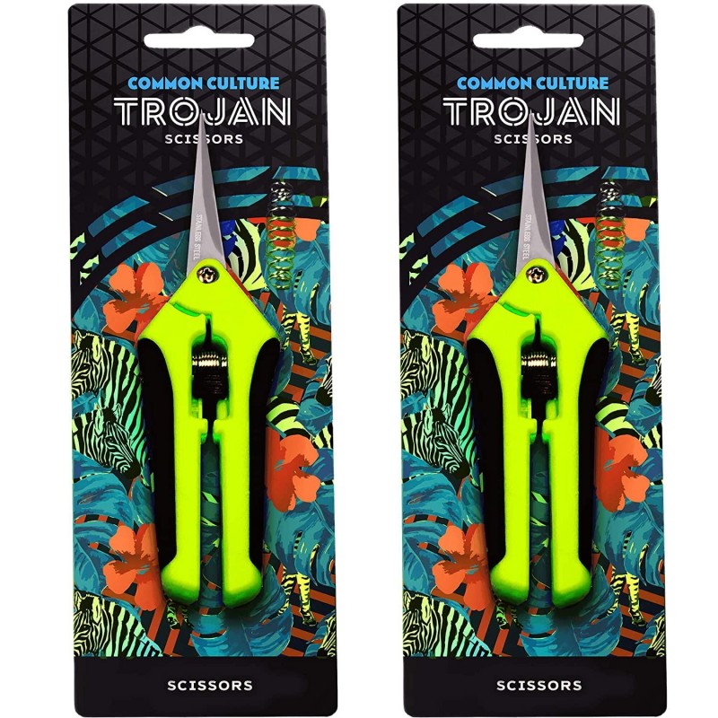 Trimbag Premium Complete Dry Trimming Kit Bundle with 4 Common Culture Trimming Scissors, 1 Pair of Grow Crew Ratchet Hangers, 10 Pack of Turkey Bags and Accessories (7 Items)