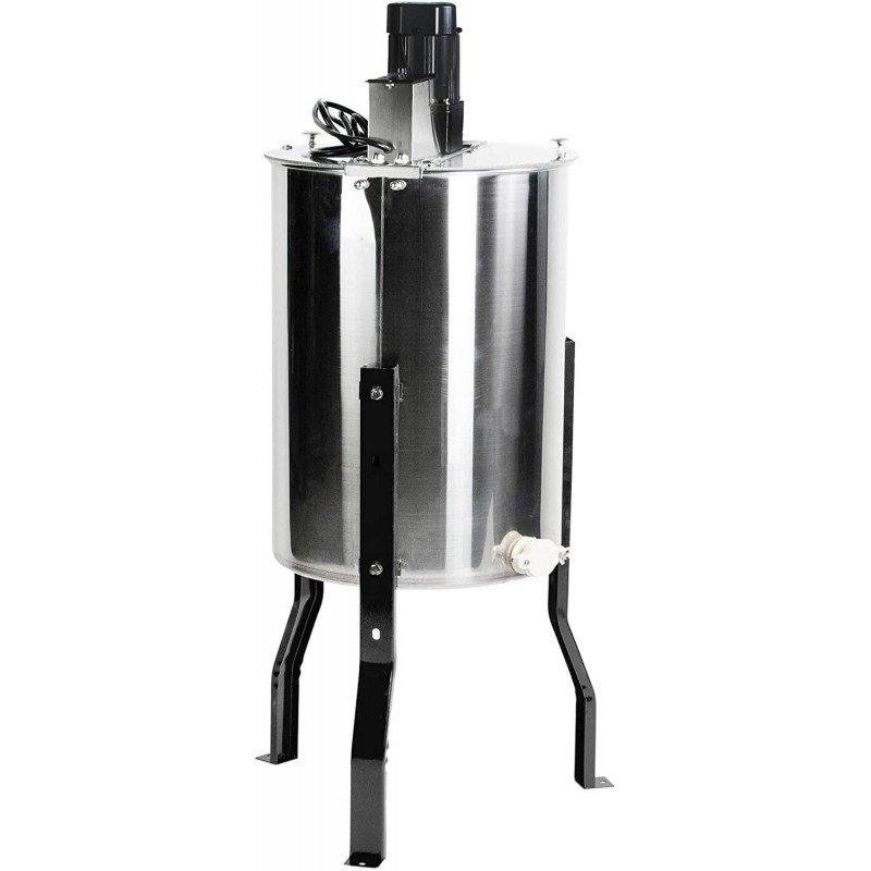 VIVO Electric Honey Extractor 8 Frame (only 4 Deep Frames) Stainless Steel, Powered Honeycomb Drum Spinner BEE-V004E