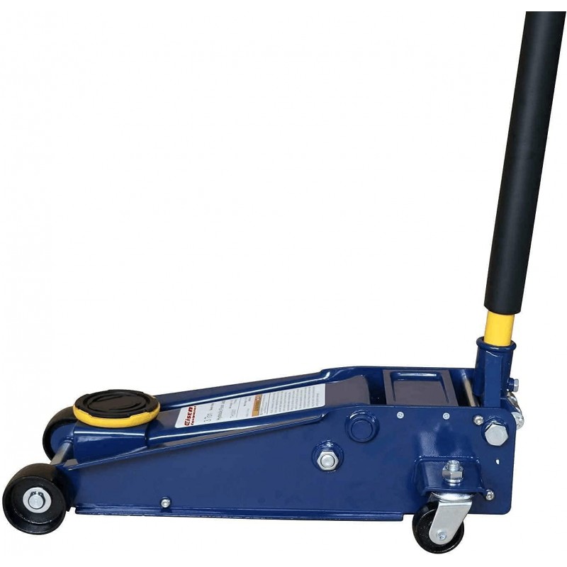 Heavy Duty 3 Ton Floor Jack, Low Profile Hydraulic Jack, Steel Service Jack Quick Rise with Double Pump Quick Lift