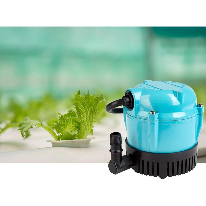 Little Giant 1-A 115 Volt, 1/200 HP, 170 GPH Small Submersible Permanently Oiled Pump for Fountain, Water Displays and Air Conditioners, 6-Foot Cord, Blue, 500203