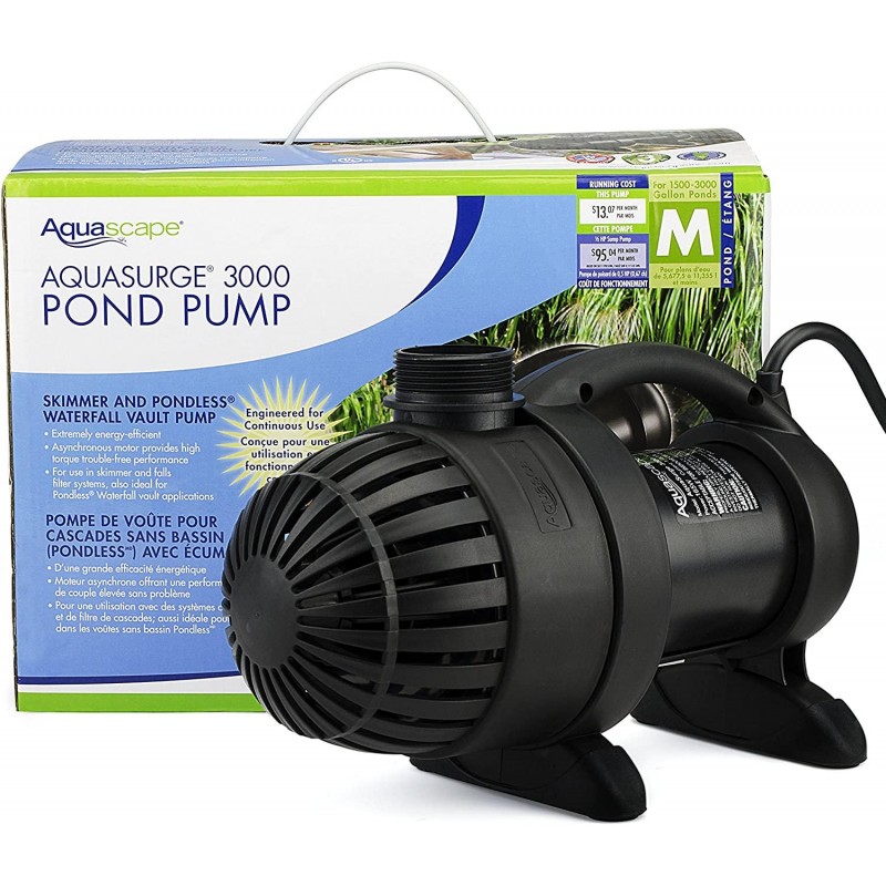 Aquascape 91018 AquaSurge 3000 GPH Submersible Pump