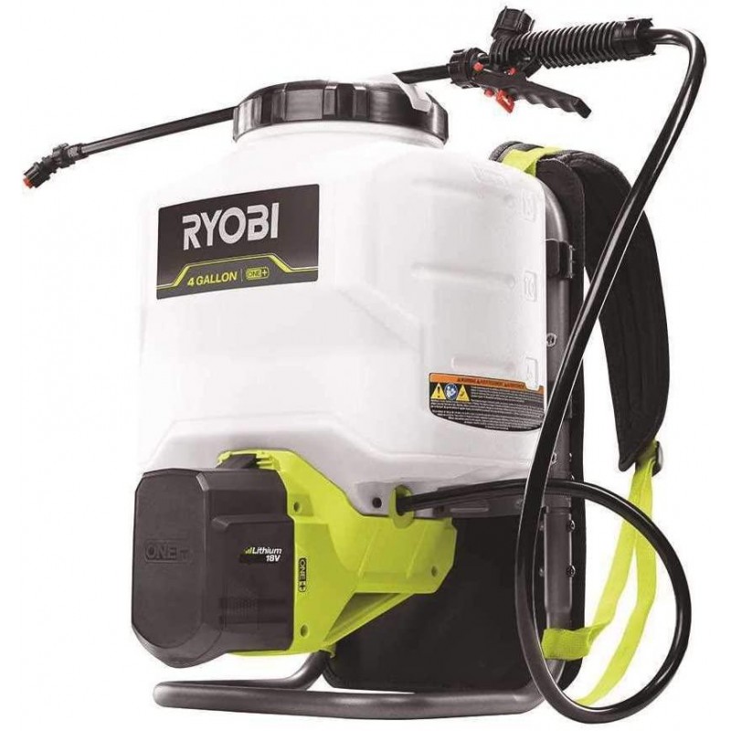 RYOBI ONE+ 18-Volt Lithium-Ion Cordless 4 Gal. Backpack Chemical Sprayer - 2.0Ah Battery and Charger Included