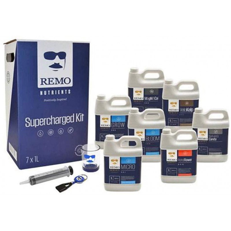 Remo Nutrients RN70010 Remo's 1L Supercharged Kit Nutrient, Blue