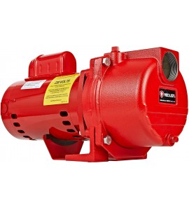 Red Lion 97101501 RL-SPRK150 44 PSI Cast Iron Self-Priming Lawn Sprinkler Pump for Residential and Commercial Sprinkling Systems