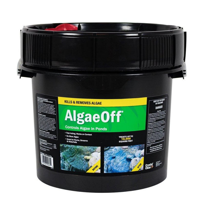 CrystalClear AlgaeOff - String Algae Remover - 25 pounds Treats Up to 10,000 Square Feet