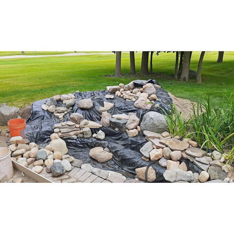 LifeGuard Pond Liner 15 ft. x 20 ft. 45 Mil EPDM Rubber - LG15X20-45