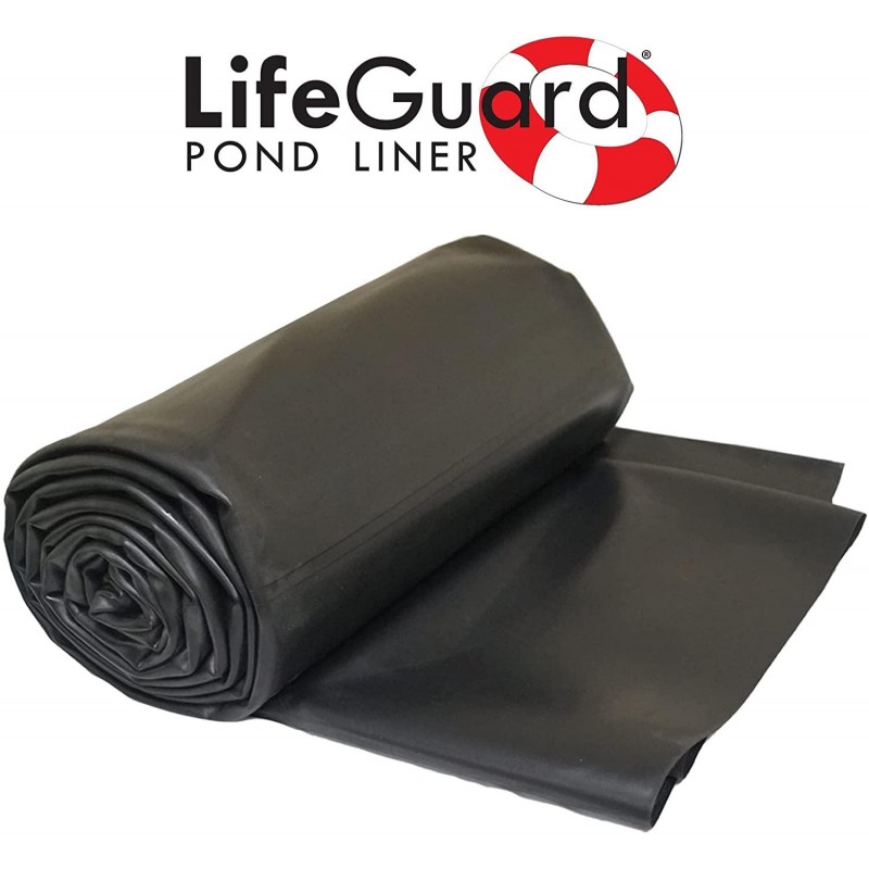 LifeGuard Pond Liner 15 ft. x 20 ft. 45 Mil EPDM Rubber - LG15X20-45