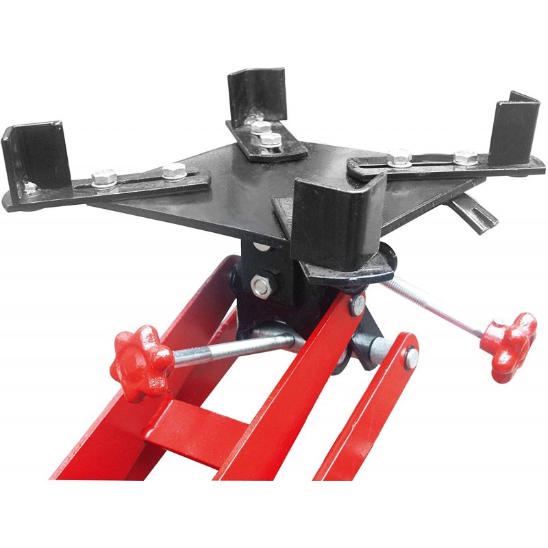 BIG RED TR4076 Torin Hydraulic Roll-Under Transmission Service/Floor Jack: 1/2 Ton (1,000 lb) Capacity, Red