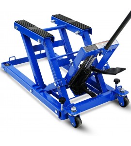 BILT HARD Motorcycle Lift, Heavy Duty Low Profile Hydraulic ATV Lifts, 1500 lb. Capacity, Steel