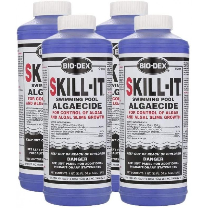 Bio-Dex Fast Acting Algaecide Skill-It 32oz. 4-Pack SK132-4