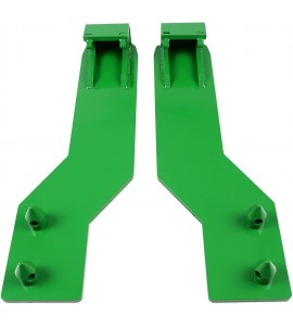 Steel Tractor Loader Quick Tach Weld On Mounting Brackets Compatible with John Deere Tractor Loaders(Top Pin Fits 200, 300, and 400 Series Loaders,Bottom Pin Fits 500 Series Loaders)