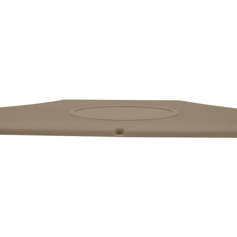 Pair of RecPro Tandem Trailer Fender Skirt in Tan for RVs, Campers and Trailers