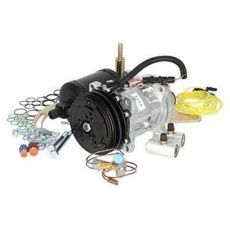 Air Conditioner Compressor Conversion Kit Sanden Style fits John Deere 4520 4000 4040 4430 4230 7520 5400 4620 6620 4840 8440 6030 4630 4320 4440 4640 8640 4020 7020 5200 4240 7700 8630 7720 8430