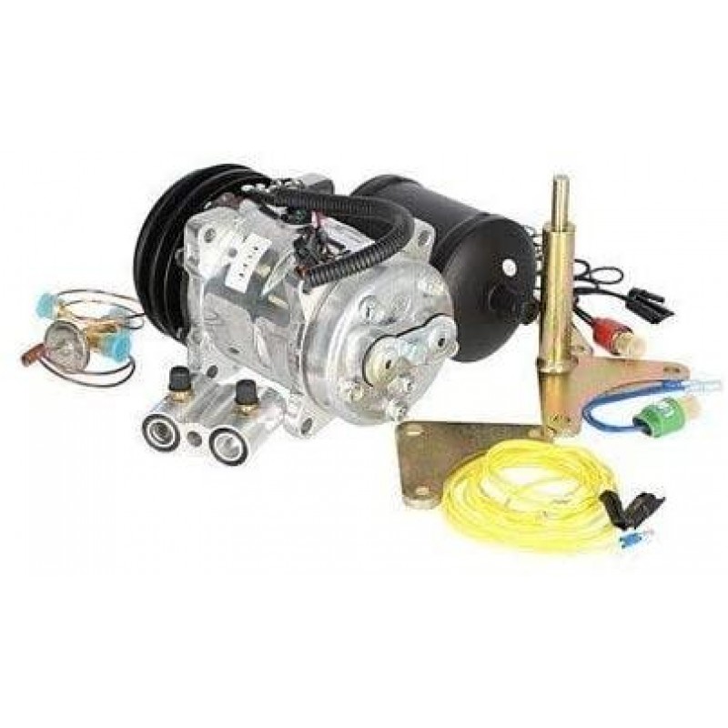 Air Conditioner Compressor Conversion Kit Sanden Style fits John Deere 4520 4000 4040 4430 4230 7520 5400 4620 6620 4840 8440 6030 4630 4320 4440 4640 8640 4020 7020 5200 4240 7700 8630 7720 8430