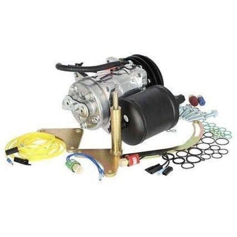 Air Conditioner Compressor Conversion Kit Sanden Style fits John Deere 4520 4000 4040 4430 4230 7520 5400 4620 6620 4840 8440 6030 4630 4320 4440 4640 8640 4020 7020 5200 4240 7700 8630 7720 8430