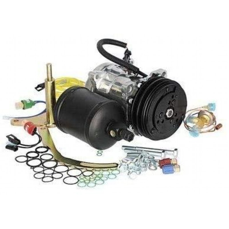 Air Conditioner Compressor Conversion Kit Sanden Style fits John Deere 4520 4000 4040 4430 4230 7520 5400 4620 6620 4840 8440 6030 4630 4320 4440 4640 8640 4020 7020 5200 4240 7700 8630 7720 8430