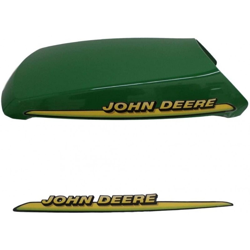 John Deere Upper Hood & Decals - AM132530 - LT133 LT155 LT166