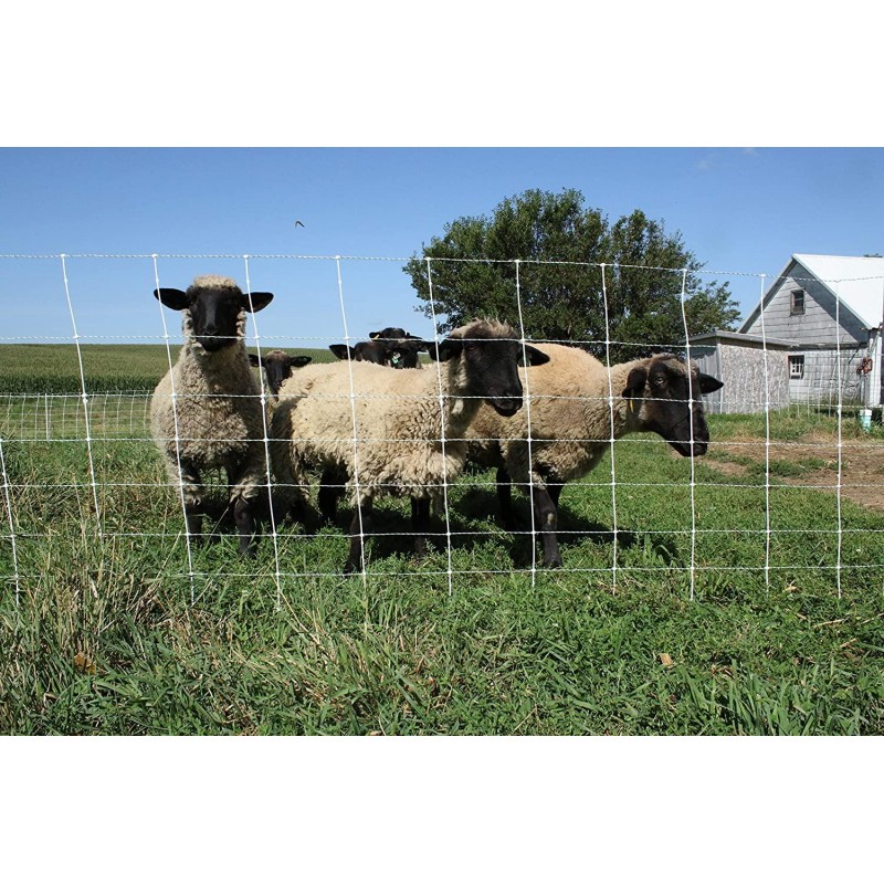 Starkline Premium Electric Sheep & Goat Netting Kit- AC Energizer (9/35/8) for Backyards, Homesteaders, and Livestock Owners