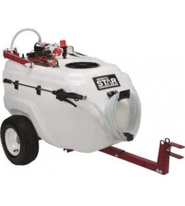 NorthStar Tow-Behind Trailer Boom Broadcast and Spot Sprayer - 31-Gallon Capacity, 2.2 GPM, 12 Volt DC