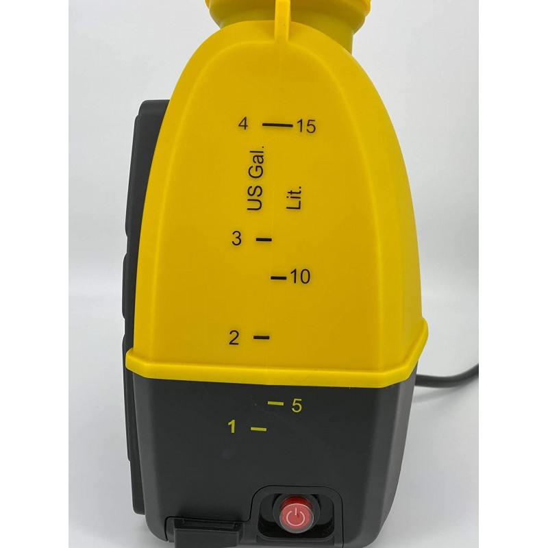 HUDSON 19001 4 Gallon NeverPump Bak-Pak Sprayer, Yellow