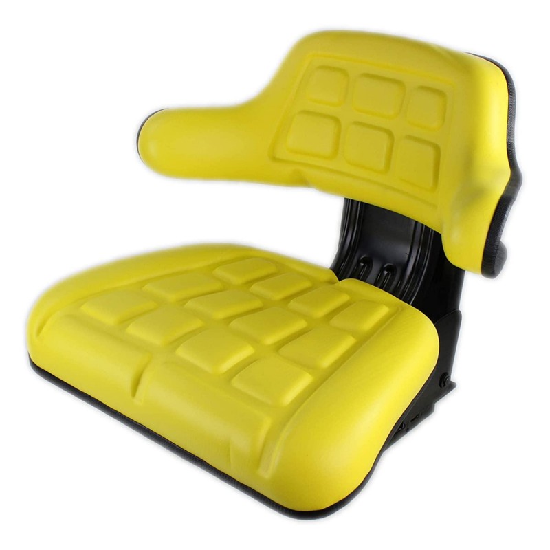 W222YL Universal Yellow Tractor Seat Wrap Around Style for John Deere & More