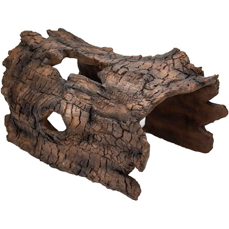 Aquascape 78324 Koi Predator Control Faux Log Fish Cave, Brown