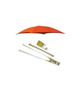 ROPS Orange Tractor Umbrella Canopy & Canvas Cover w/Rollbar Mount Farmer Bob's Parts 405966