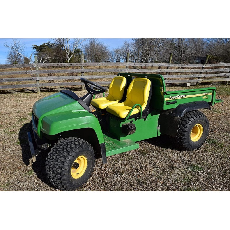 TRAC SEATS (2 Seats) Seats for John Deere Gator TX 4X2 Turf 4X2 HPX XUV 850D, E Gator, Turf, TE Gator Turf Electric, TH Turf, 4X4 Trail, TH 6X4 Diesel - VG11696 - High Back Seats (Same Day )