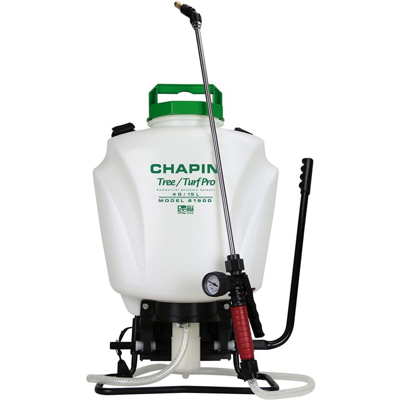 Chapin 61900 4-Gallon Tree and Turf Pro Commercial Backpack Sprayer with Stainless Steel Wand