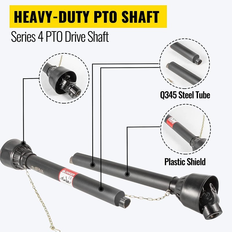 VEVOR PTO Shaft, 1-3/8