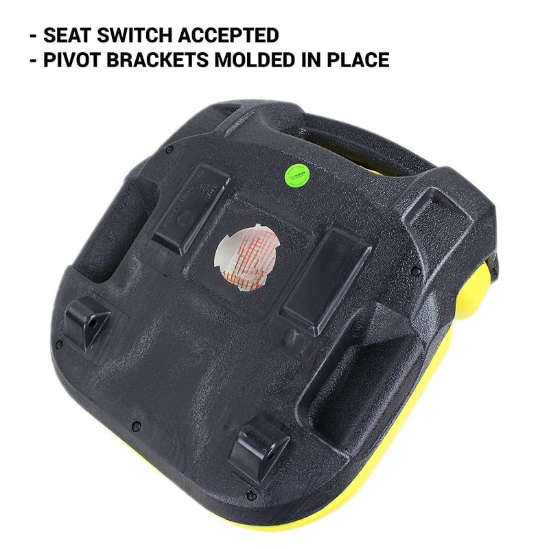 E-AM136400 Deluxe Yellow Seat for John Deere X500, X520, X534, X540