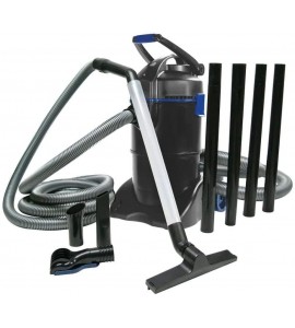 The Pond Guy ClearVac Pond Vacuum, Powerful Motor Quickly Removes Sludge & Debris, Dual Chamber Reservoir for Nonstop Use, 4 Interchangeable Nozzle Attachments, 5 Extension Tubes, 8 Ft Discharge Hose