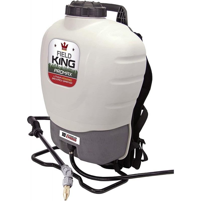 Field King 190515 Professionals Battery Powered Backpack Sprayer, 4 gal , White