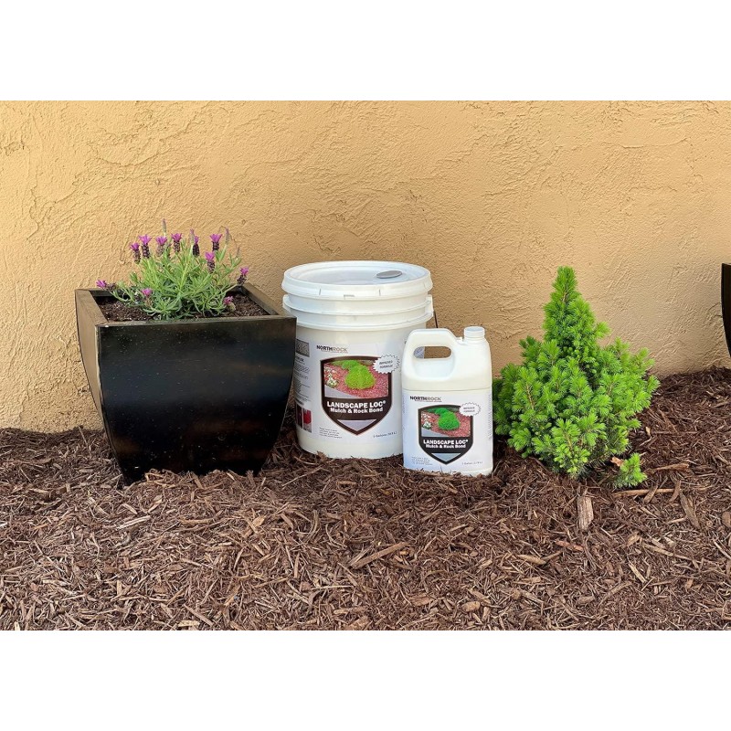 Landscape Loc Mulch & Rock Bond - 5 Gallon